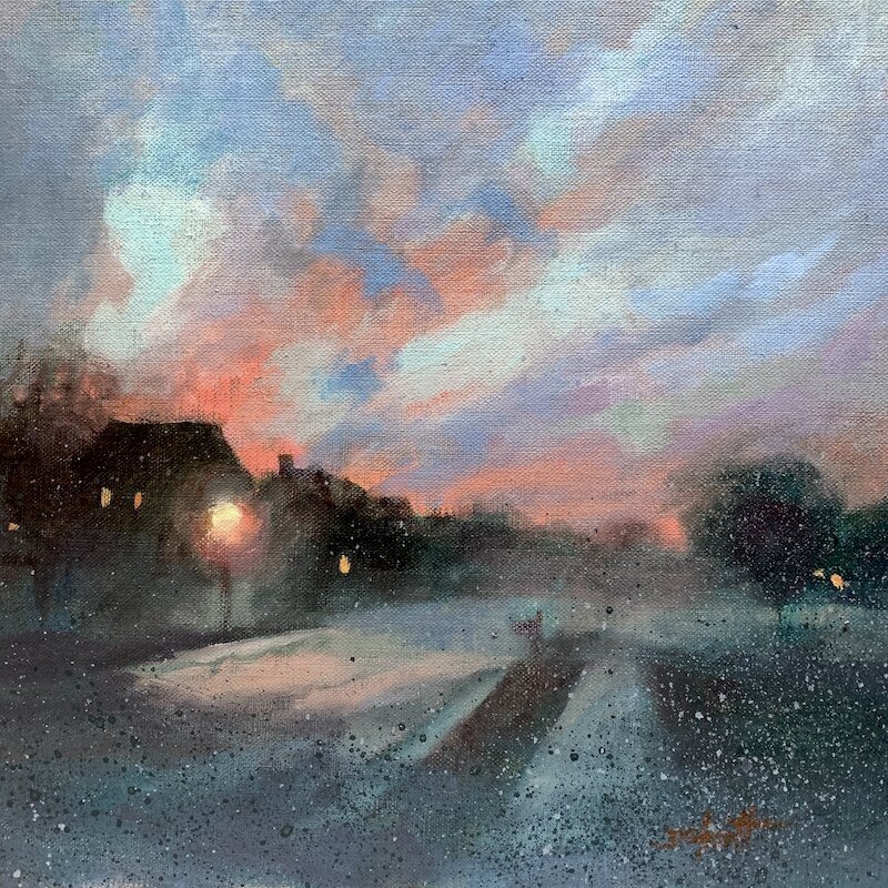 Morning Mist. Oil. 12" x 12"