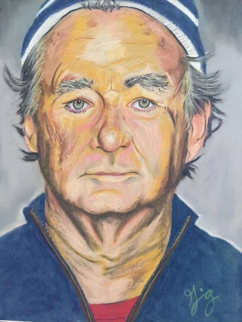 william. Oil pastel. 16 x 21