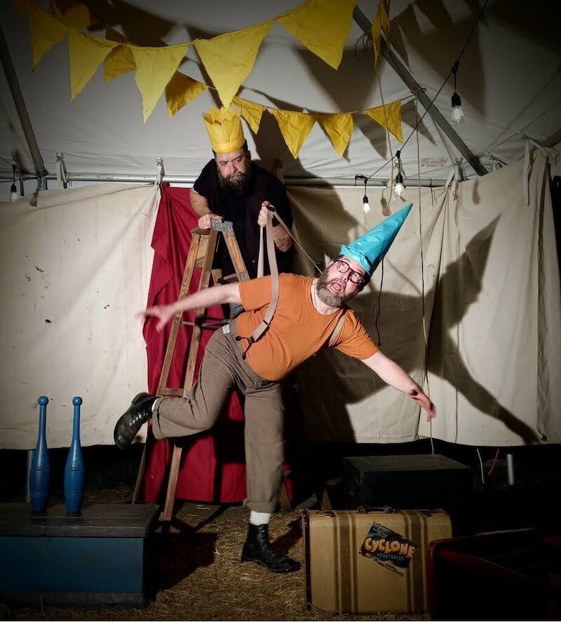 Artists Kipp Normand and Johnny McKee.