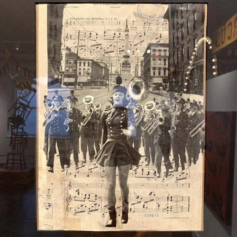 Boomtown. Kipp Normand. Collage, 15 x 11.&nbsp;