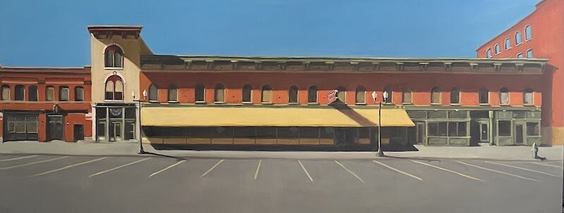 Sunday Morning. Oil on Linen, 5’x2’&nbsp;