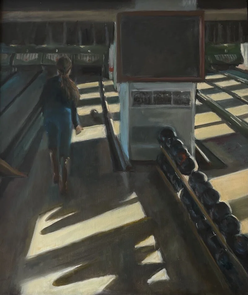 Back End. Oil on Board, 16” x 19”