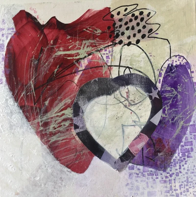 Nourishing Hearts. 12” x 12”