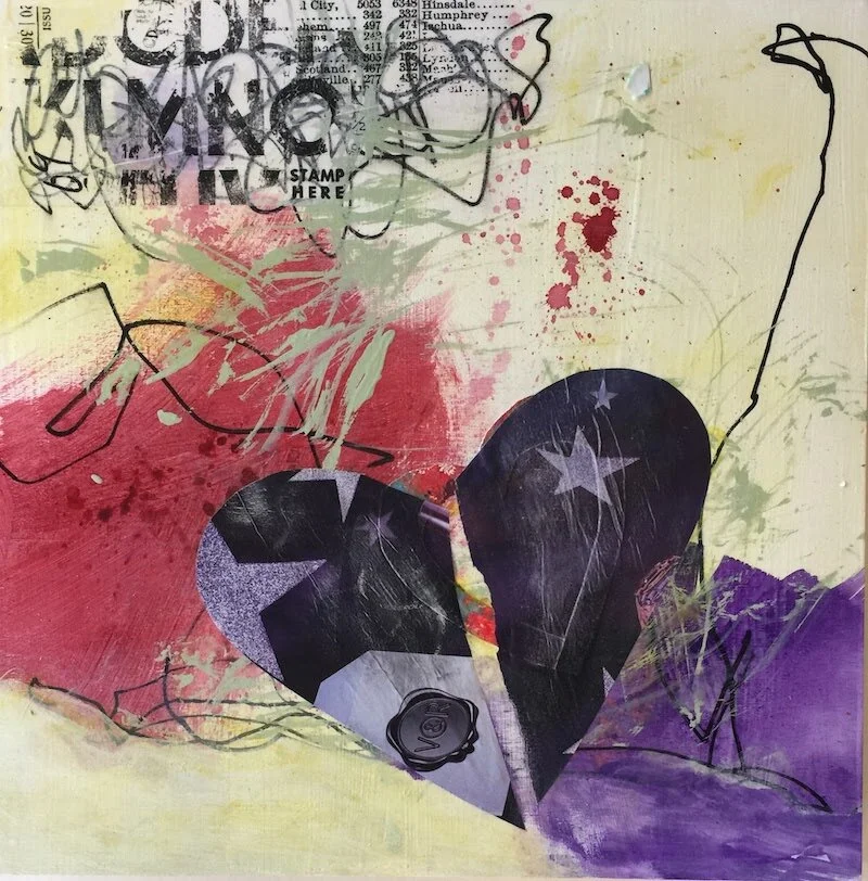 Mending Hearts. 12” x 12”