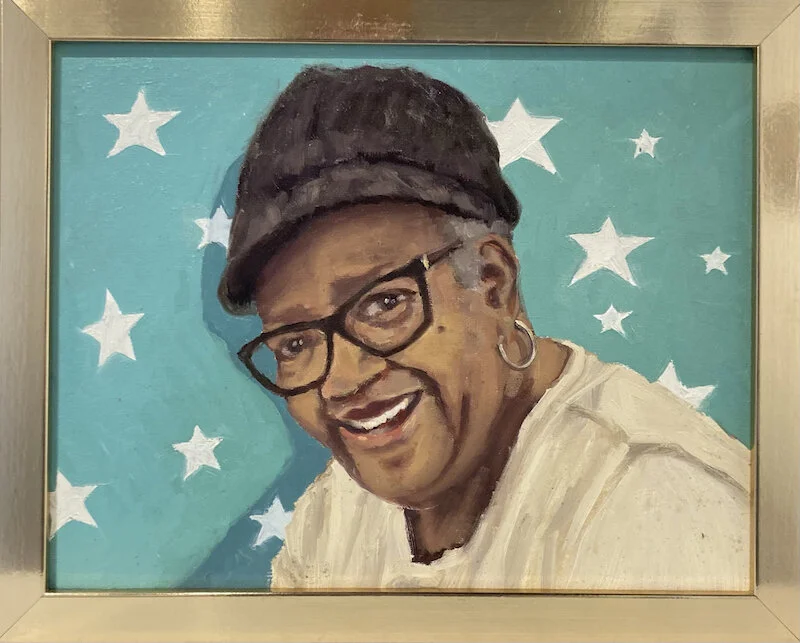 Ms. Pearl, oil on panel, 10" x 14"