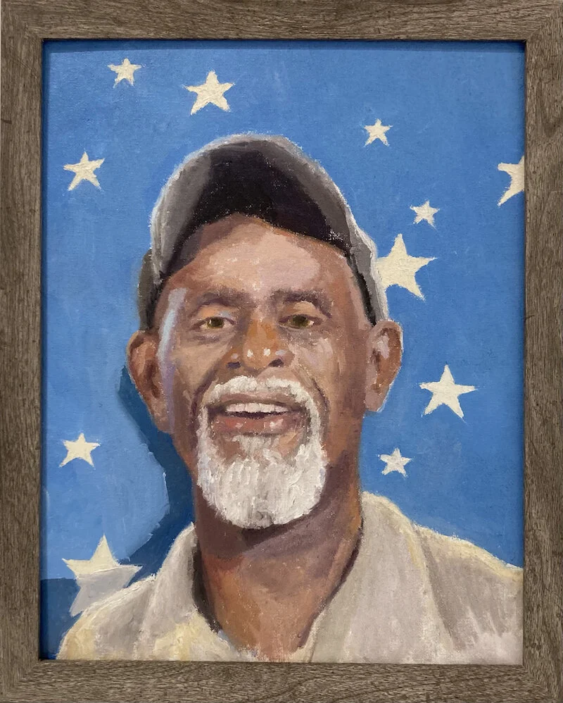 Mr. Paul Ross, oil on panel, 10" x 14"