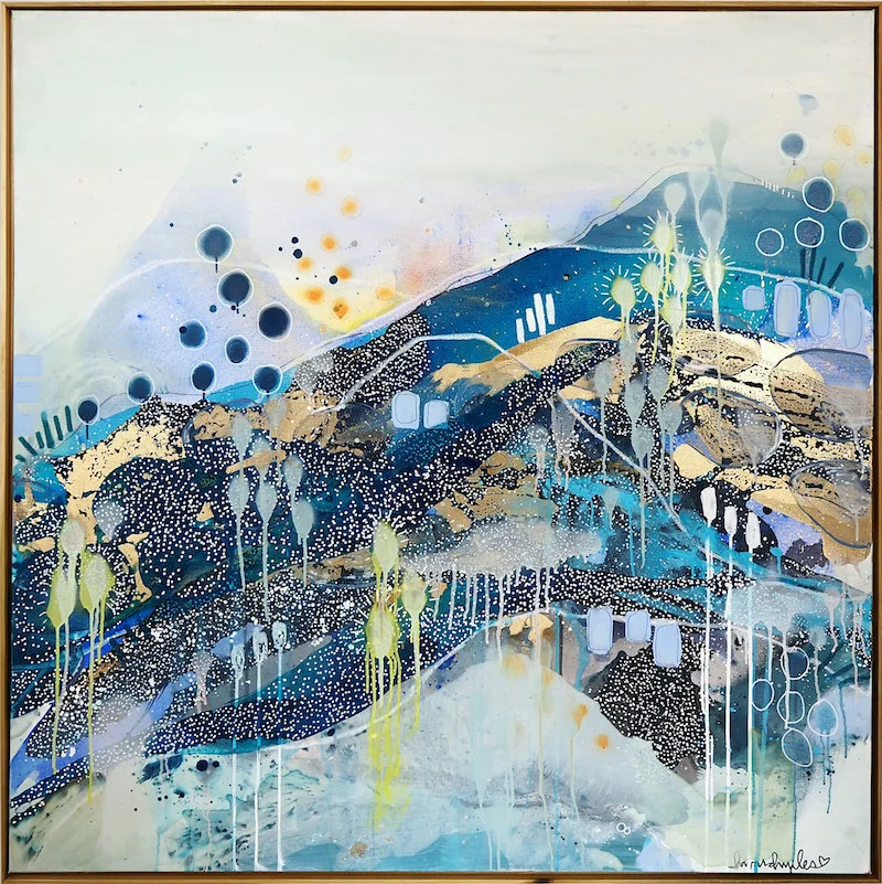 The Flood Story, Acrylic on canvas 48”x48”