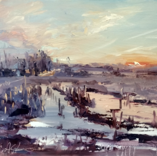 January Flooded Cornfield, Curt Stanfield