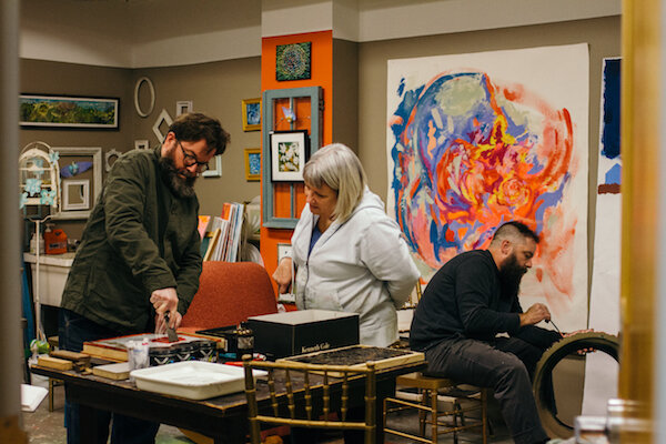 Studios provide valuable space for artists to work together