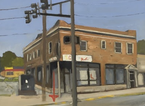 The Concord Building by Justin Vining. This historic building that held many shops and restaurants over the years, was reopened back in 2017. In addition to retail spaces, it has become home to the Kheprw Institute.