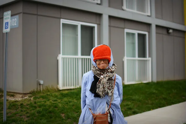 Miss Eleyes, a Harrison Center Greatriach, photo by Emily Schwank