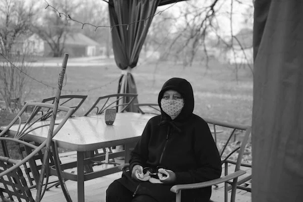 Miss Shirley, a Harrison Center Greatriarch, photo by Emily Schwank