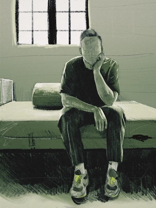 Self-Portrait in Quarantine, Tom Day