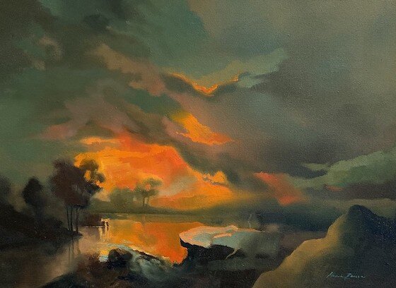 Not Your Average Apocalypse, oil on linen