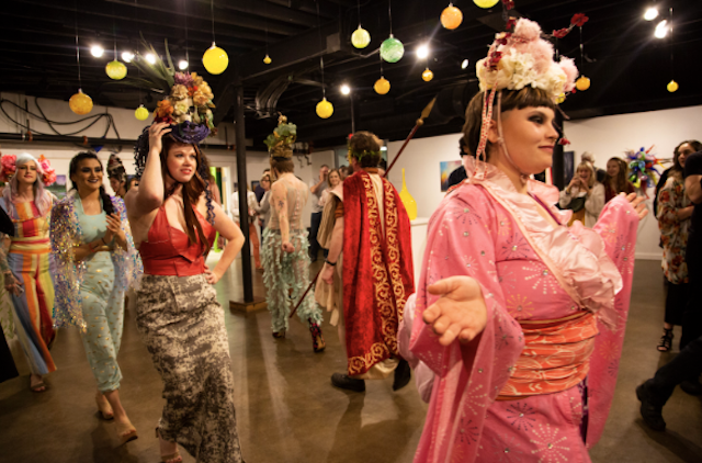 Fashion show finale in the Underground. Photo courtesy of Ashleigh Mower.