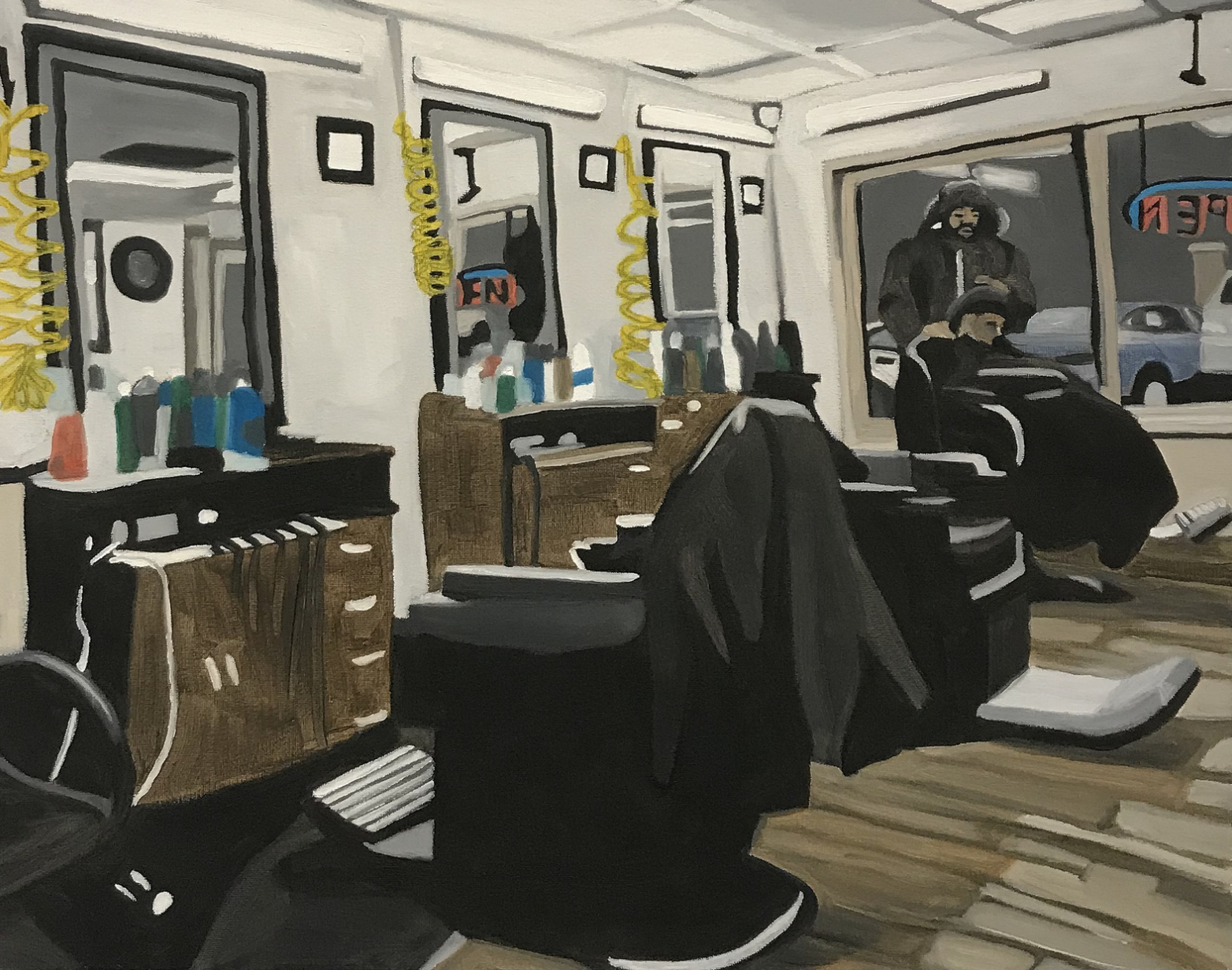 Black Spaces and Places, new work by painter Courtland Blade