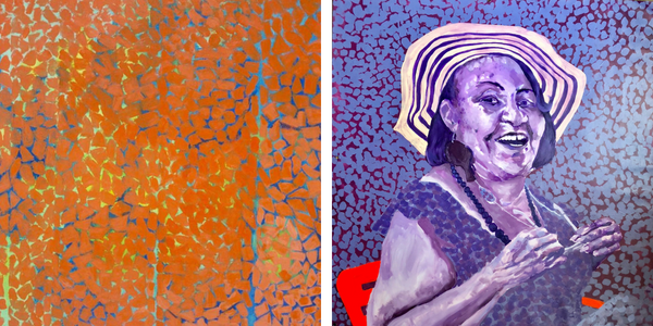 Alma Thomas -- Autumn Leaves Fluttering in the Breeze, 1973