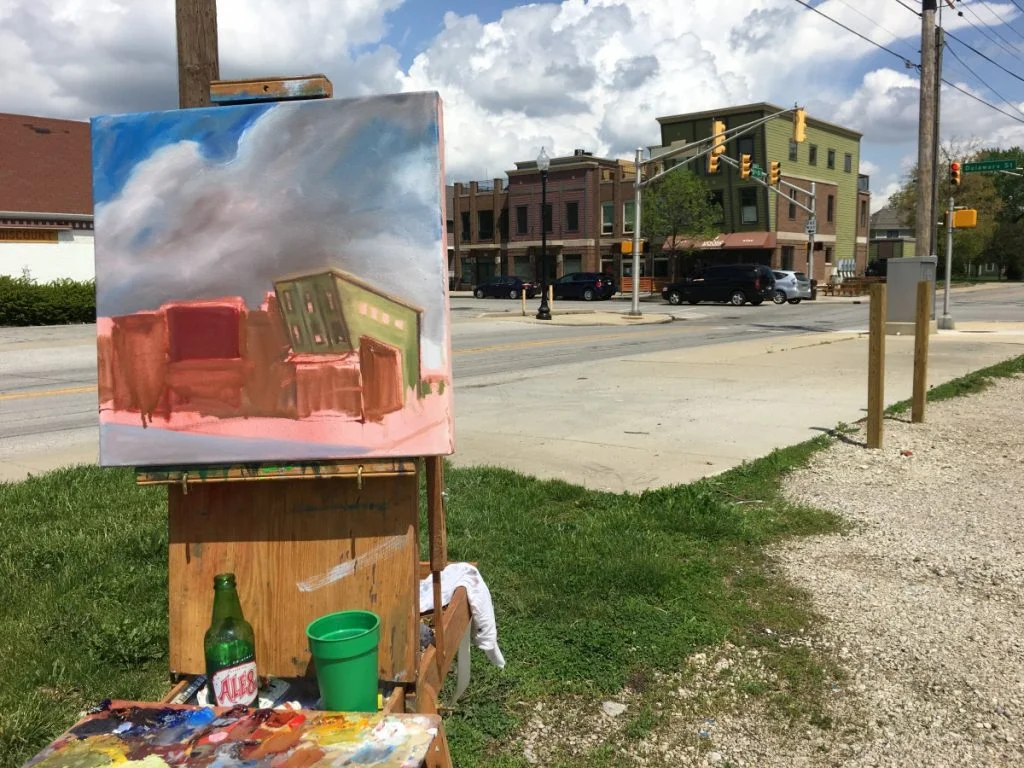 Painting in the neighborhood