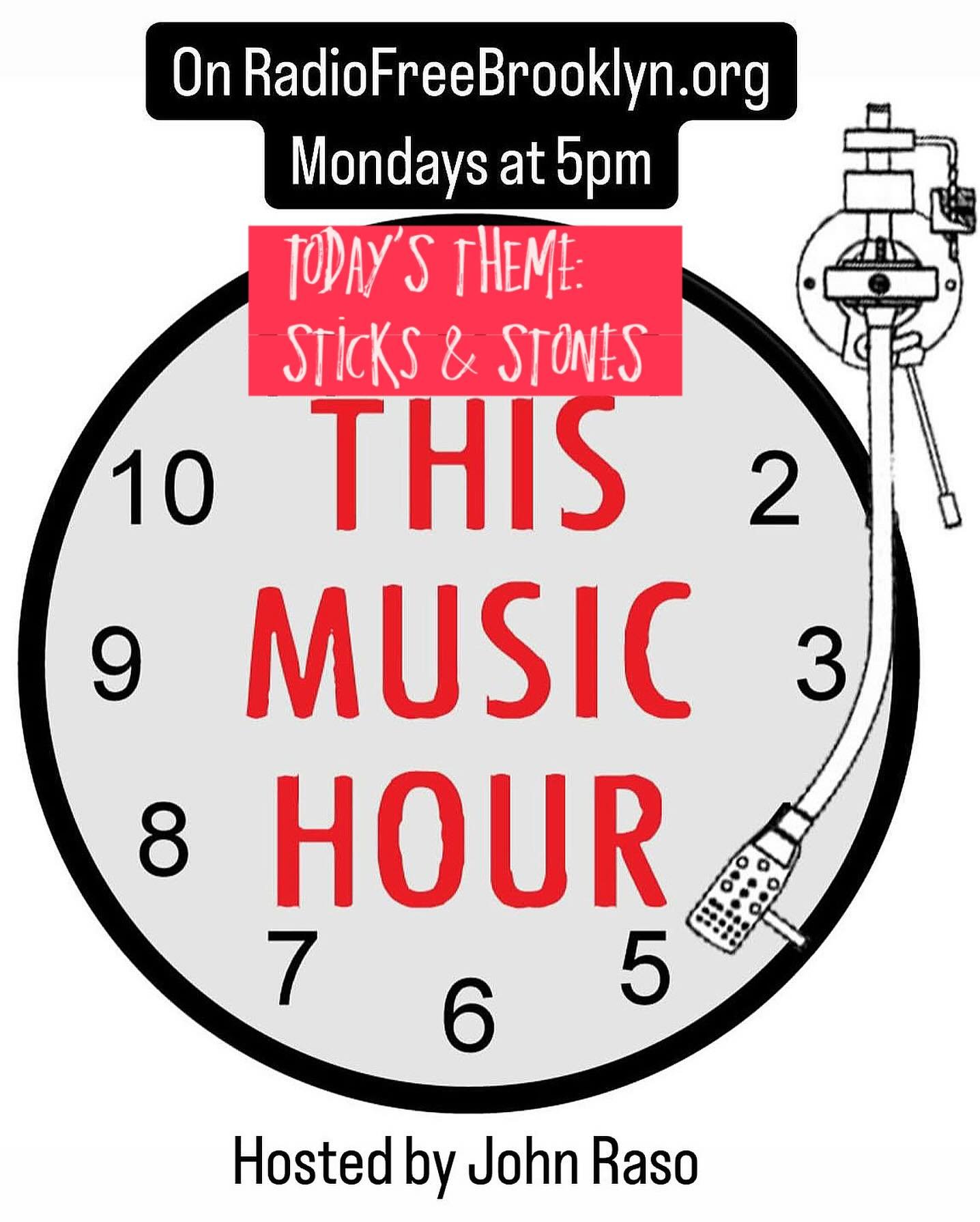 Not “Styx & Stones”! Live at 5pm eastern time today July 14, 2025 on www.radiofreebrooklyn.org @thismusichour @radiofreebk