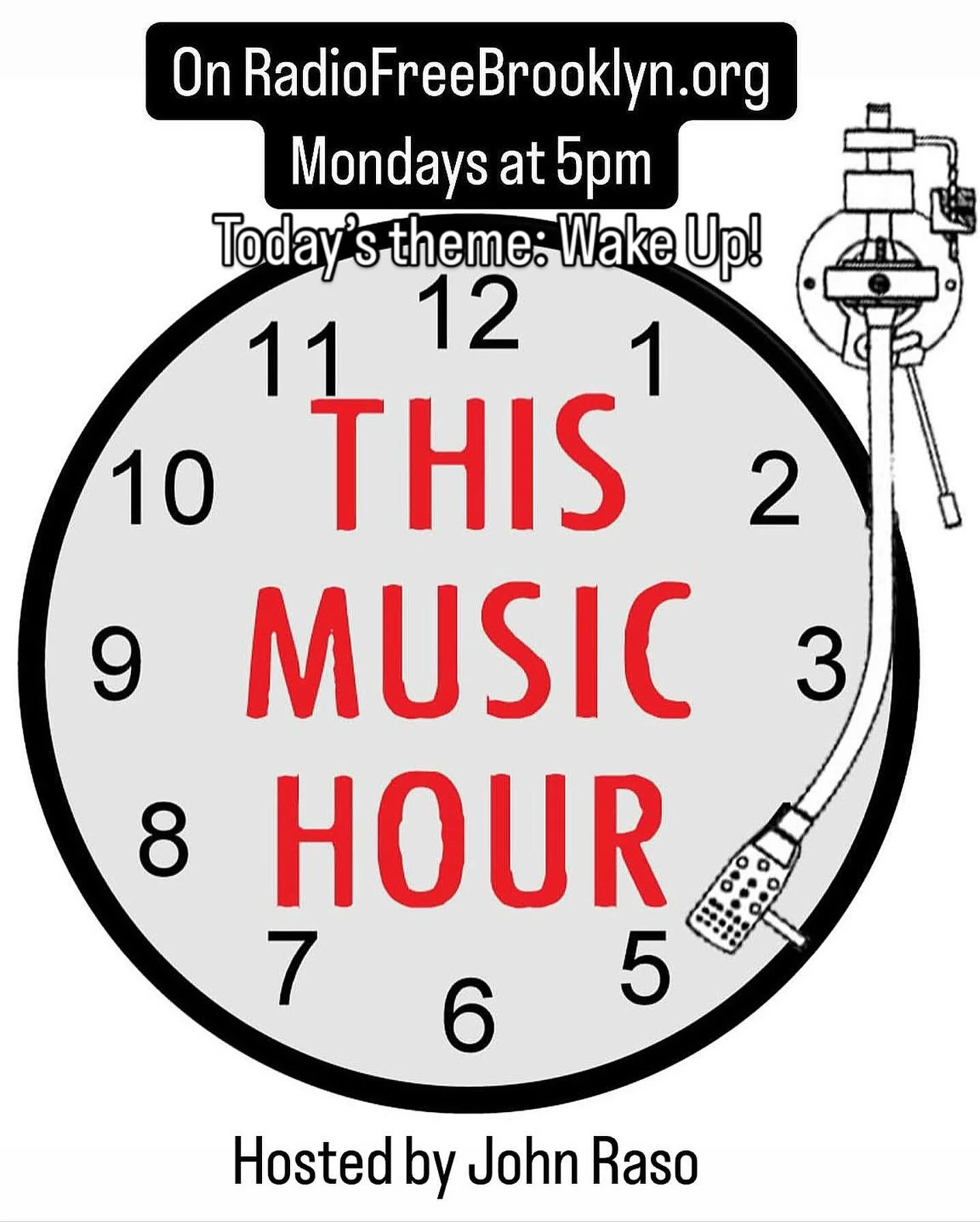 Today’s theme: Wake up! 5pm on www.RadioFreeBrooklyn.org. @radiofreebk Get the FREE APP #radiofreebrooklyn