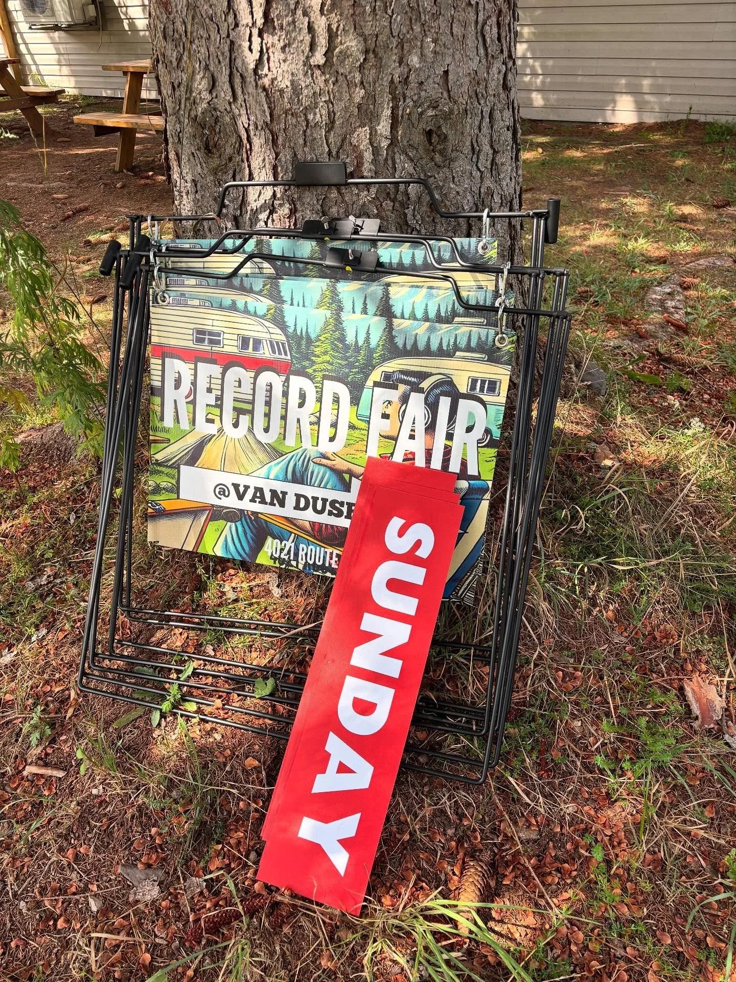 Records, tents, tables and signs all packed up until next time. Mark May 25, 2026 on calendars and keep an eye out for currently unplanned events that could happen before then. Follow @mountaintop_record_club to be in the know. As always a special