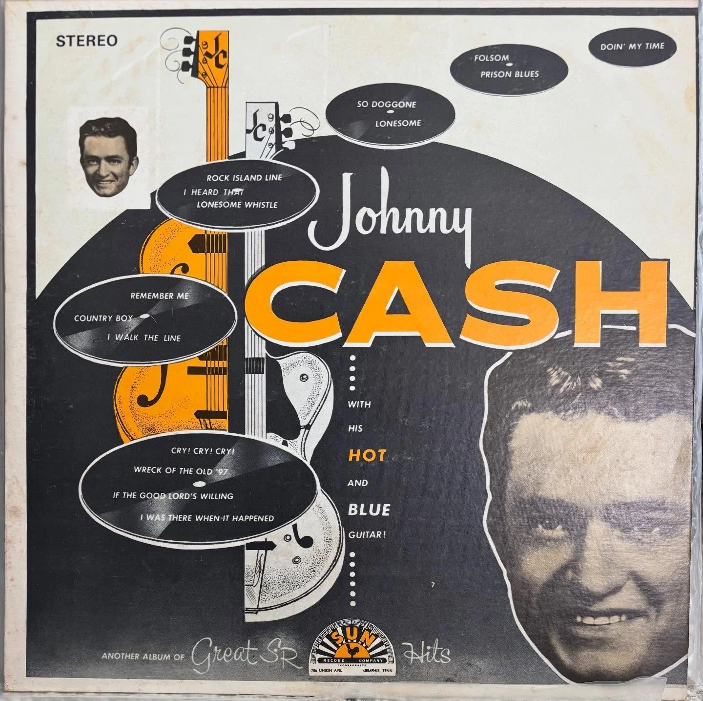 Florida finds #2 a rare classic Johnny Cash&rsquo;s first LP on Sun Records.  Thick, loud vinyl and sounds great. #recordfinds #vinylrecord #vinylrecordcollection