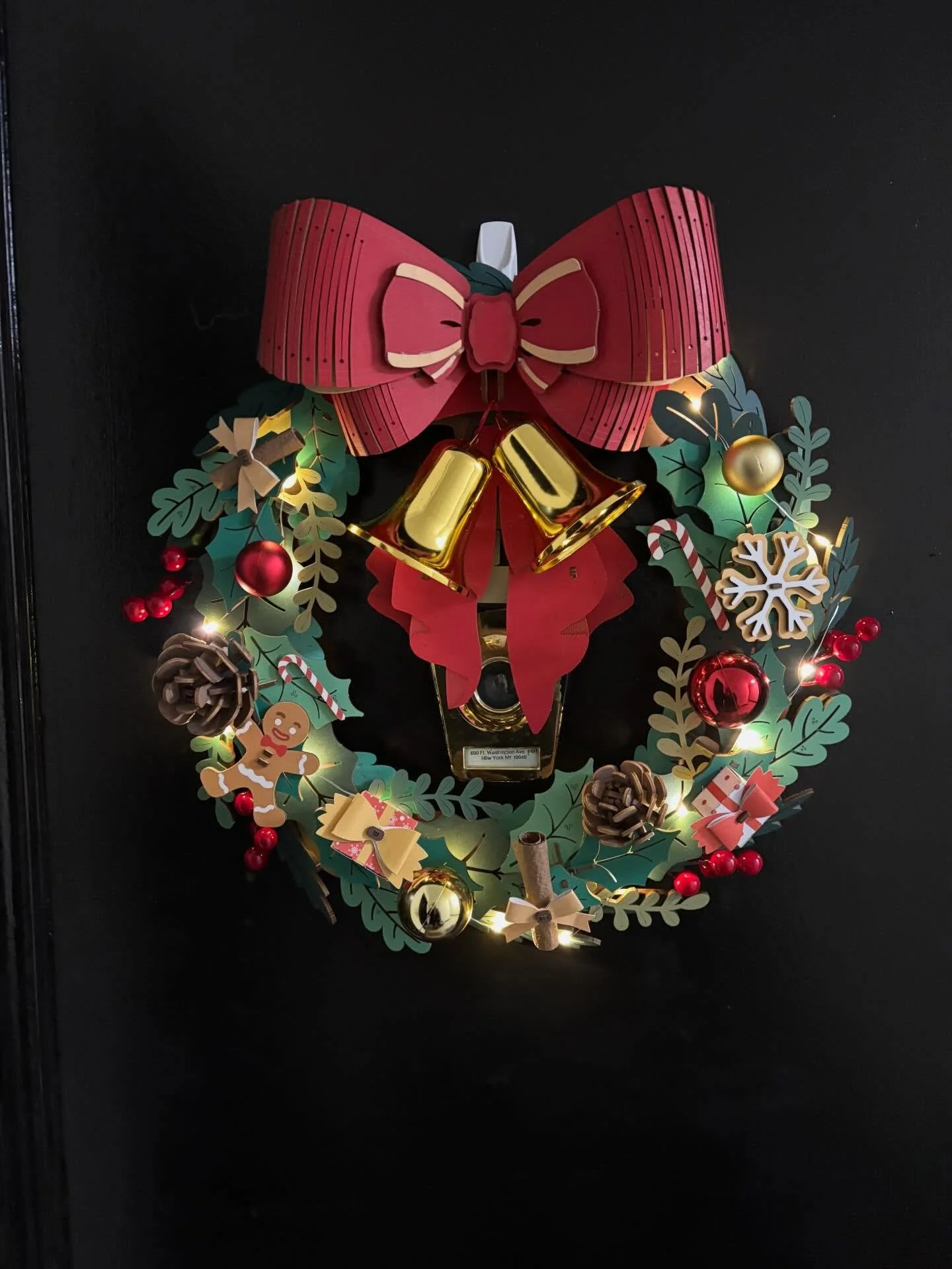 This wooden &ldquo;3-D puzzle&rdquo; from the NY Public Library store was such a pain the ass to assemble. But it does look nice.  Happy Holidays!