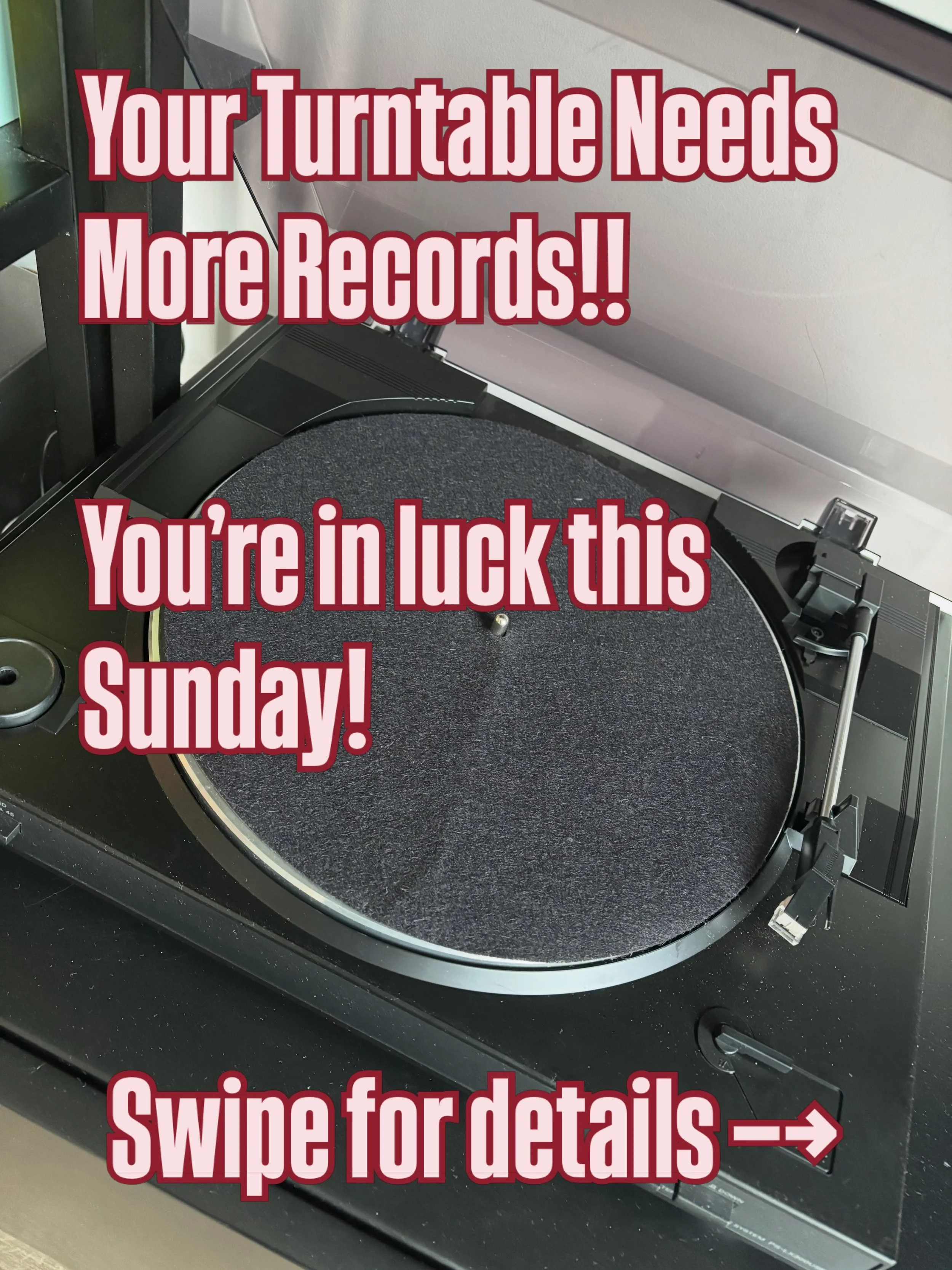 Weather forecast is beautiful for Sunday in Lexington, NY! 10am to 4pm 4021 Route 42 (at 23A) @van_dusens #recordfair #recordshow #recordshows #vinylrecords @round_about_recordsrlm @sweetsiderecords
