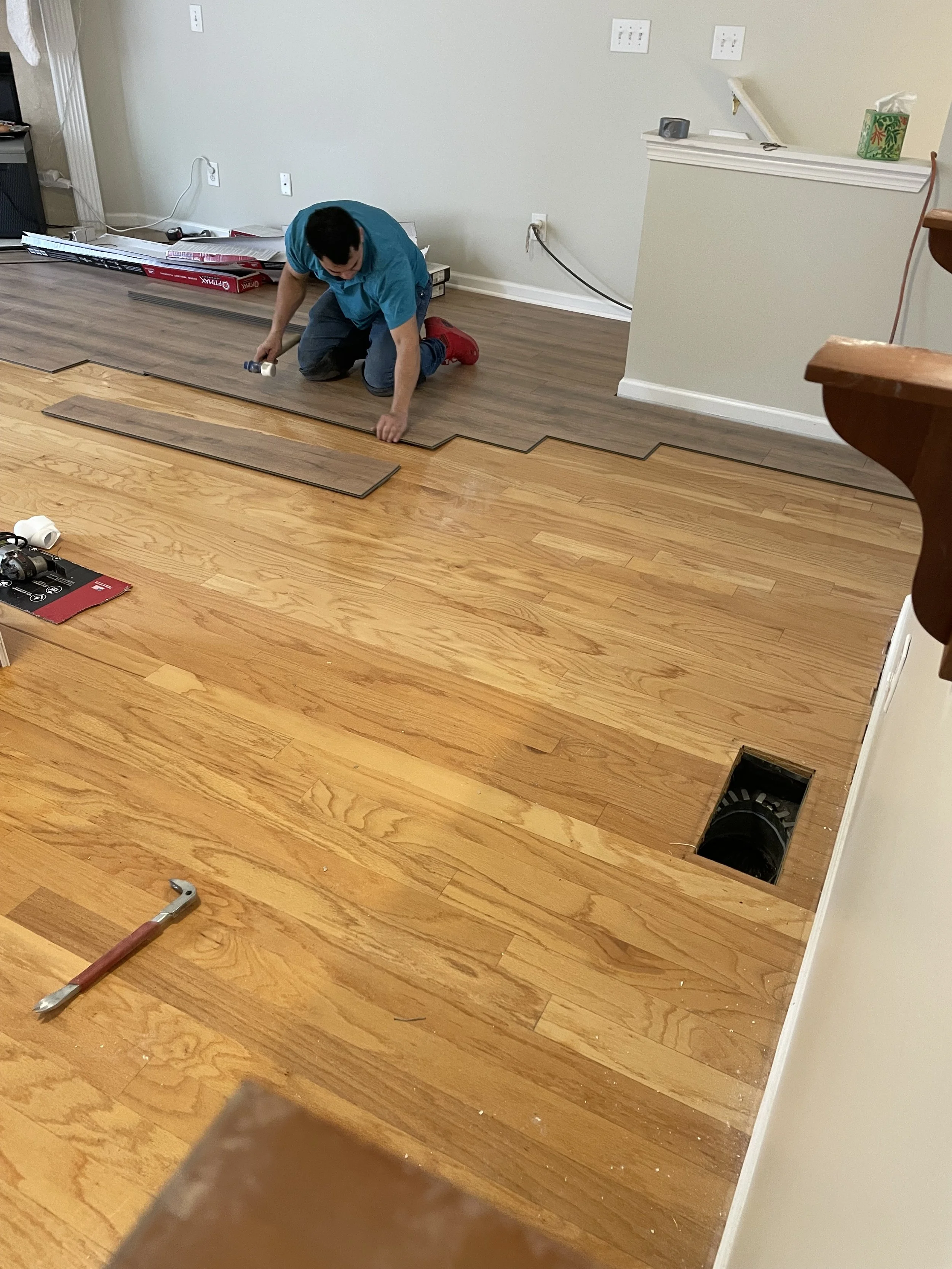 Oranssi project: Flooring