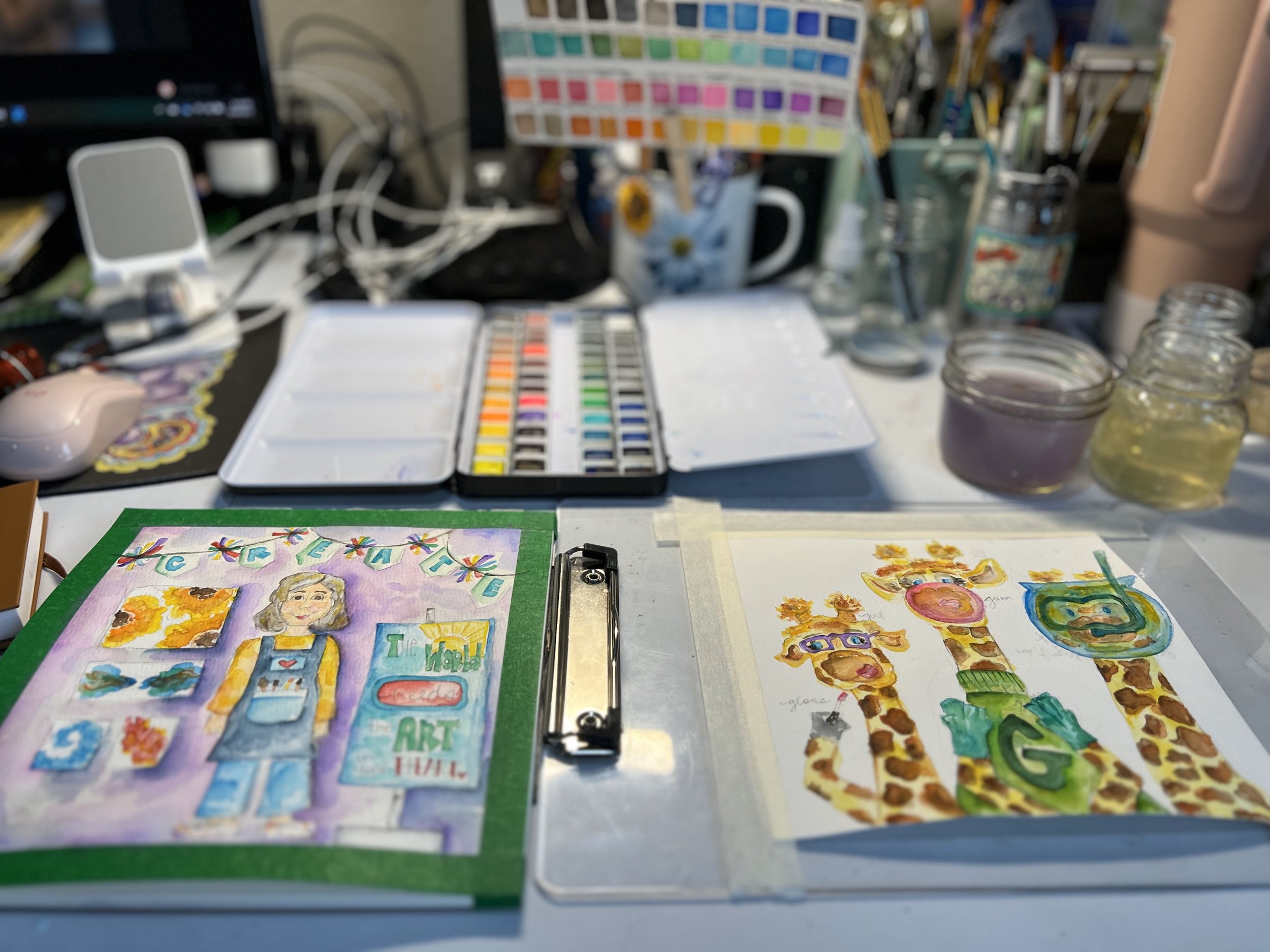Watercolor Character arts