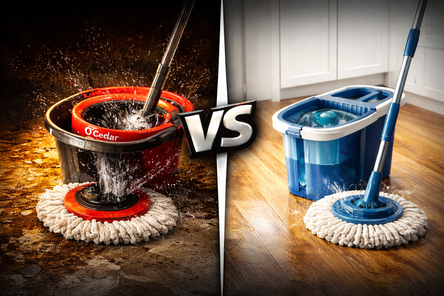 Red  Ocedar Mop vs Blue Rinse Clean Mop – Which Is Better?