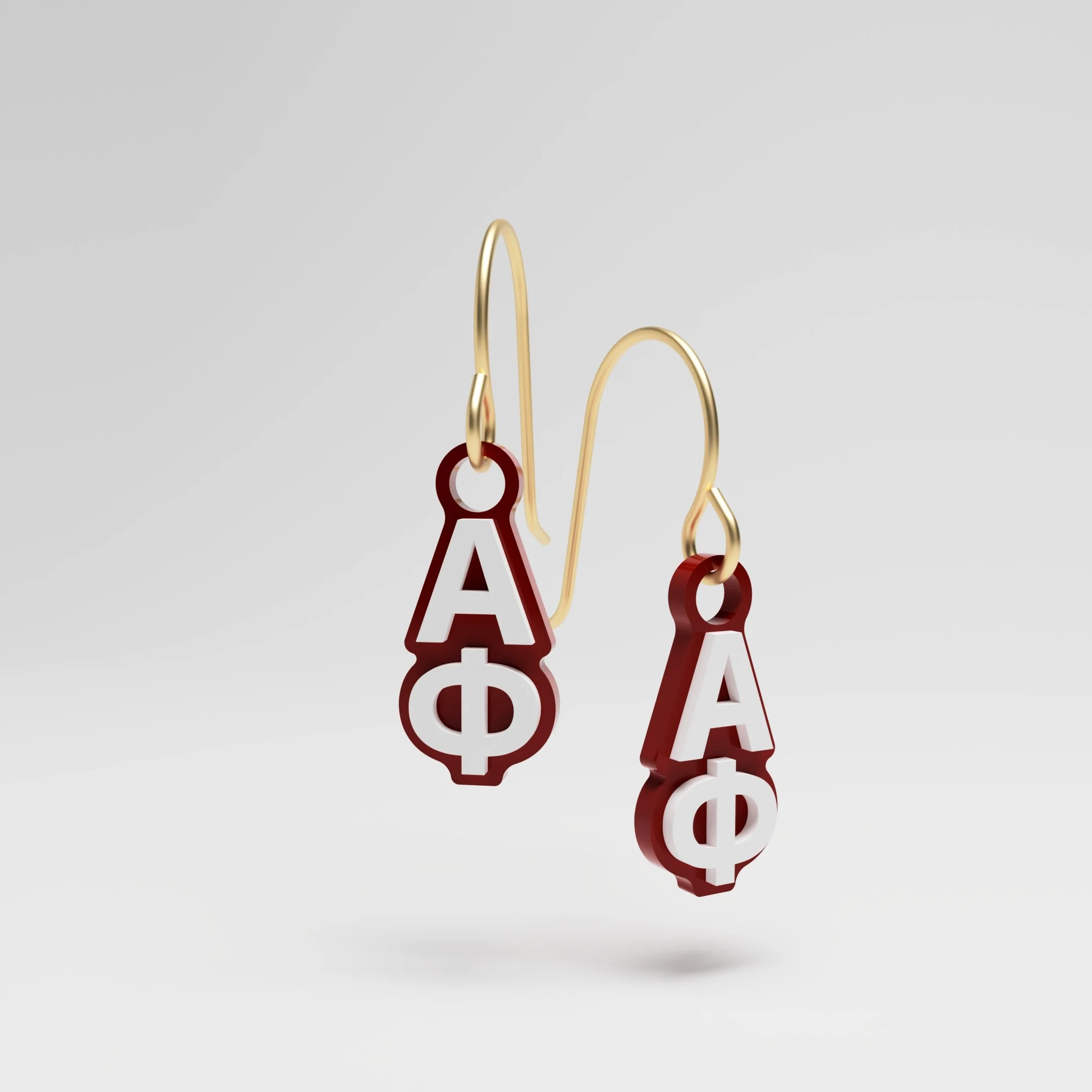 Stag Tags ΑΦ Stacked Earrings