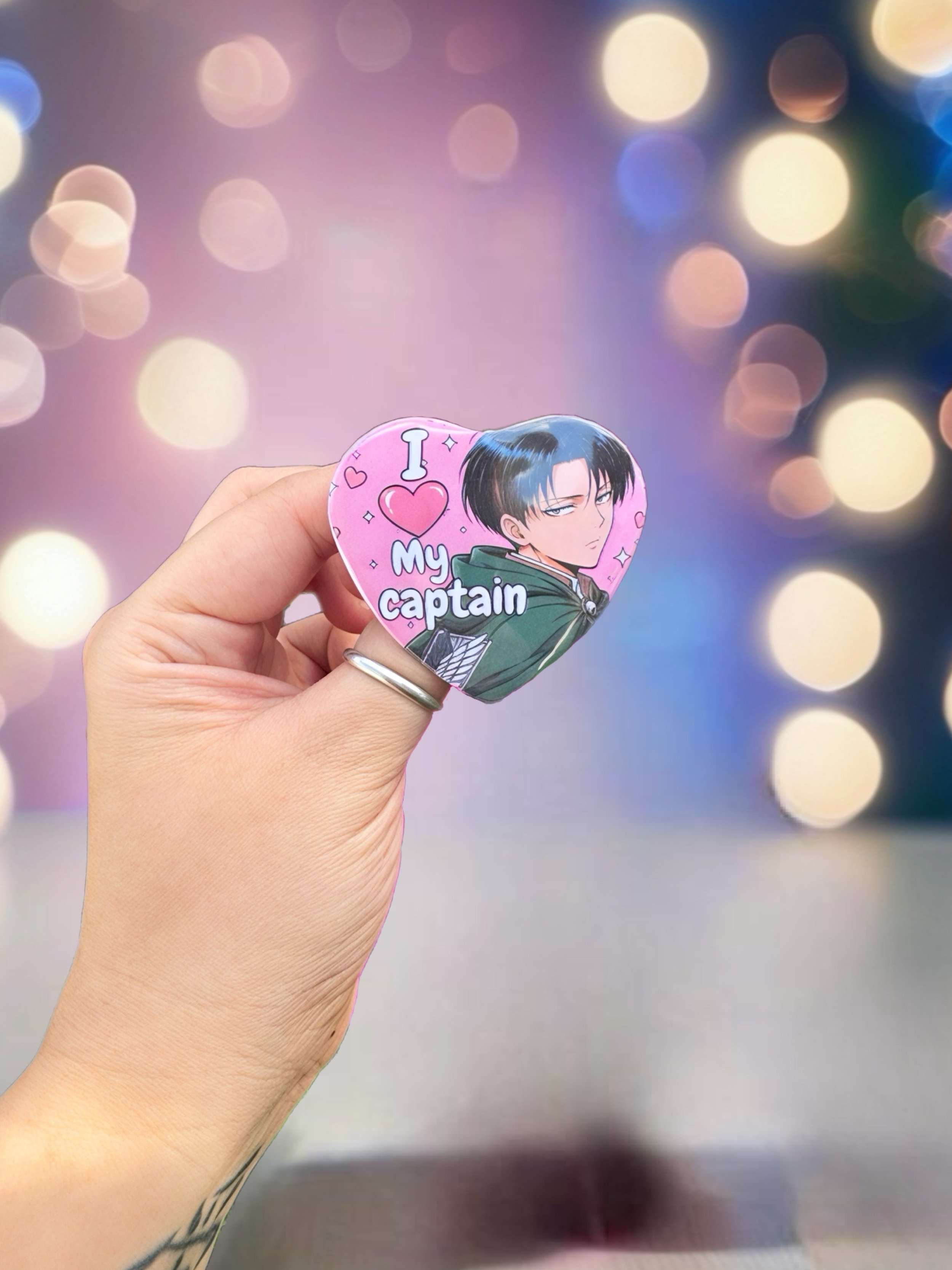 I Love My Captain Pin