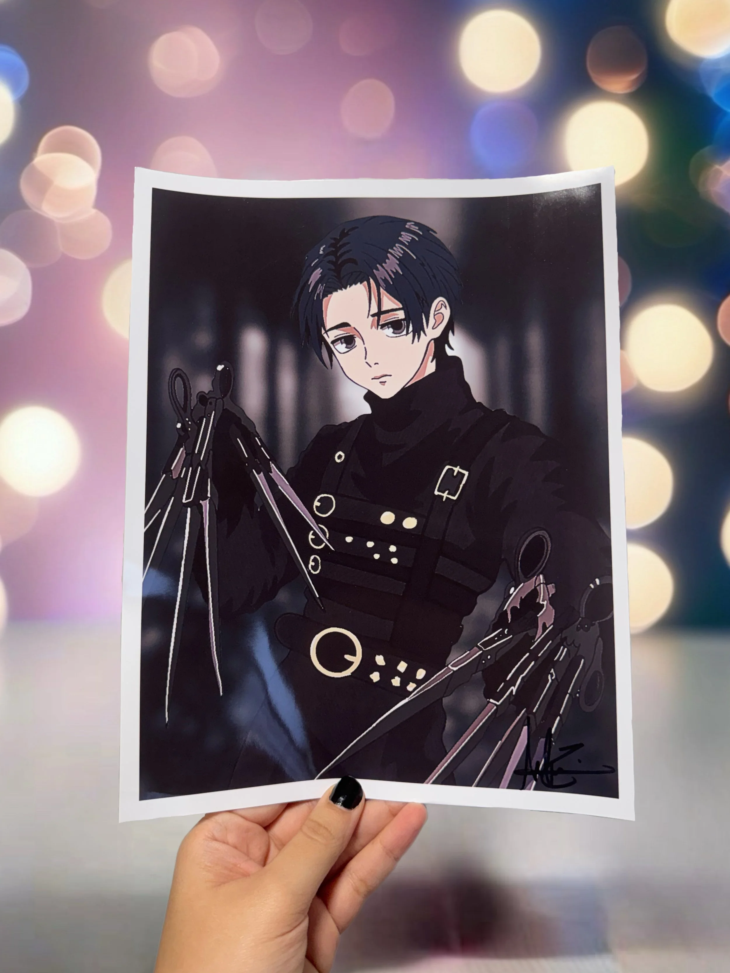 Yuta Scissor Hands Print