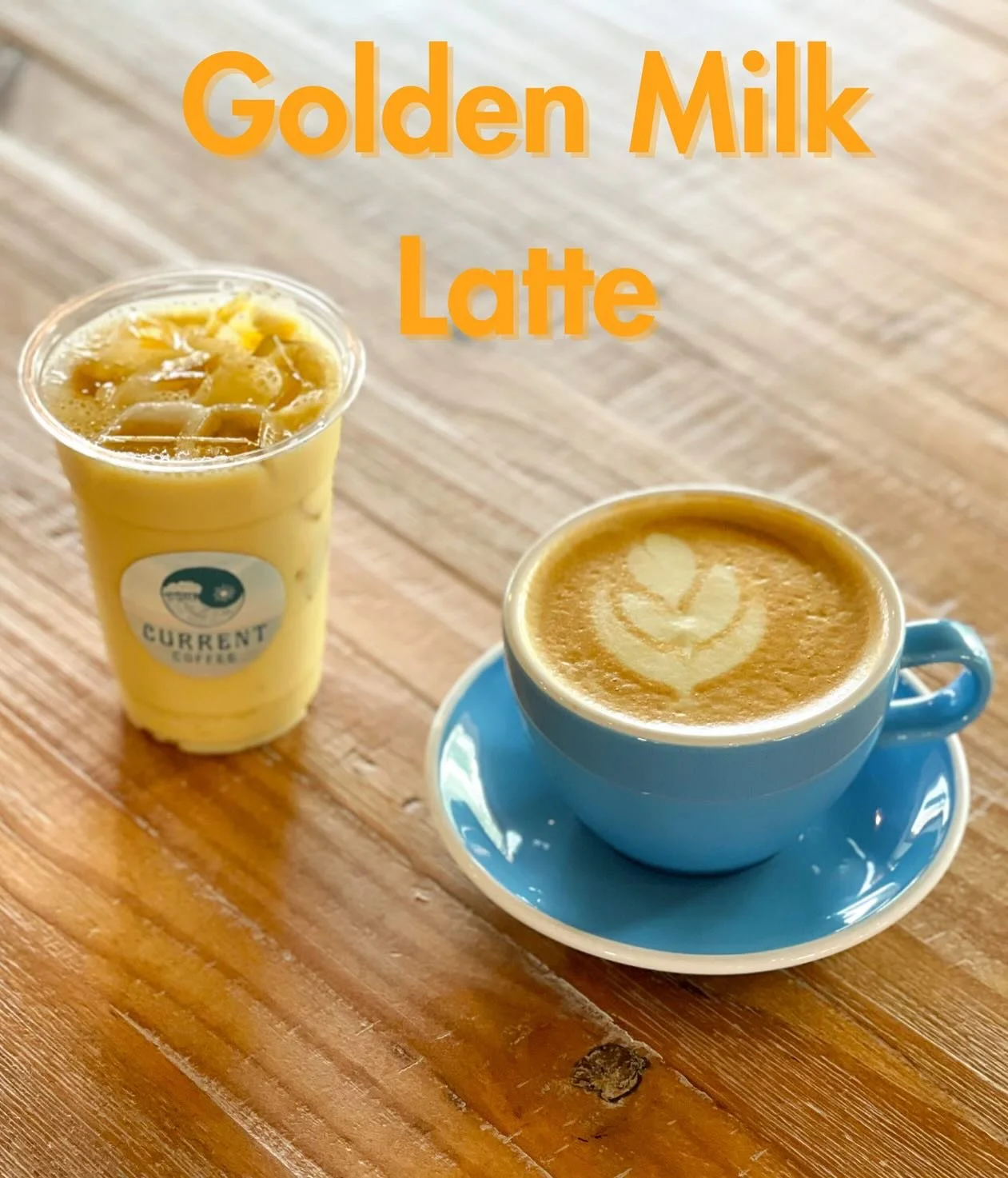 🍂 Perfect for fall! Our Golden Milk Latte is available hot or iced ✨ Add a shot of espresso for an extra kick! ☕️
.
.
.
.

#GoldenMilkLatte #FallDrinks #CoffeeShopVibes #TurmericLatte #LatteLovers #SipLocal  #currentcoffeeILM #southfrontdistrict #Wi