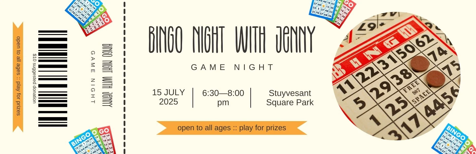 Bingo Night With Jenny