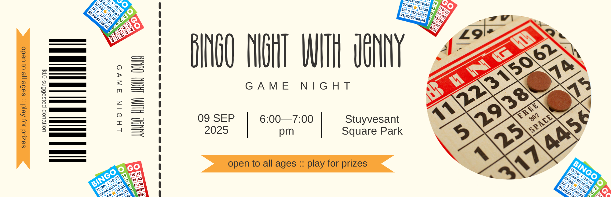 Bingo Night with Jenny