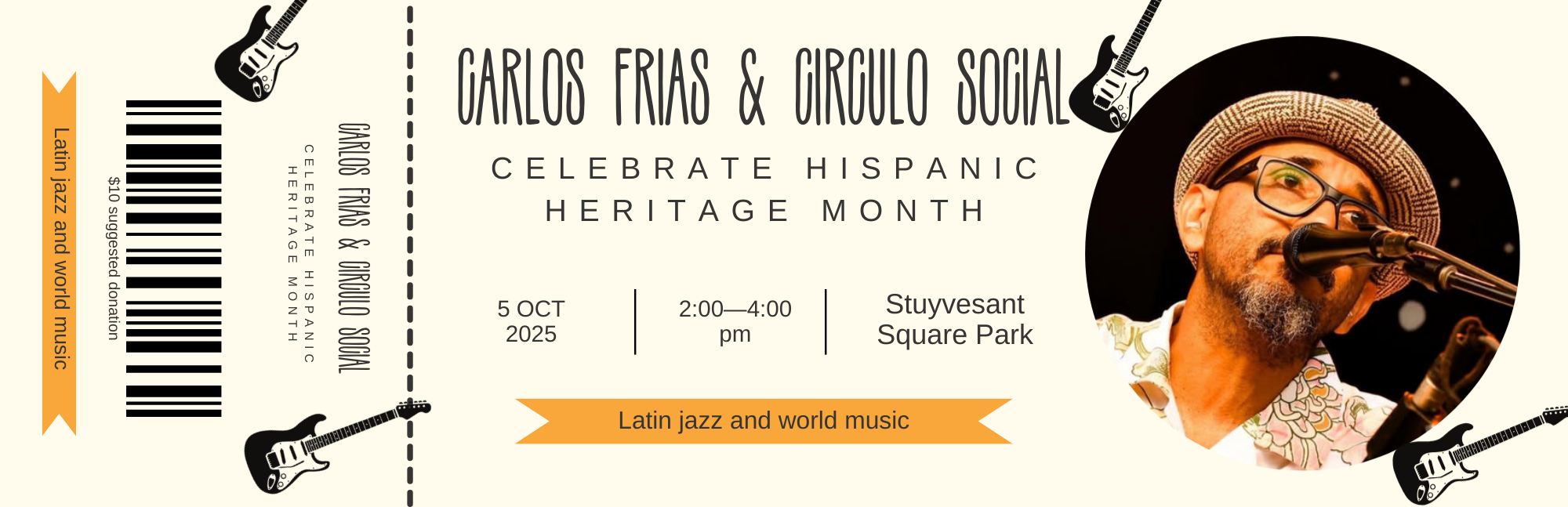 Celebrate Hispanic Heritage Month with Carlos Frias & Circulo Social