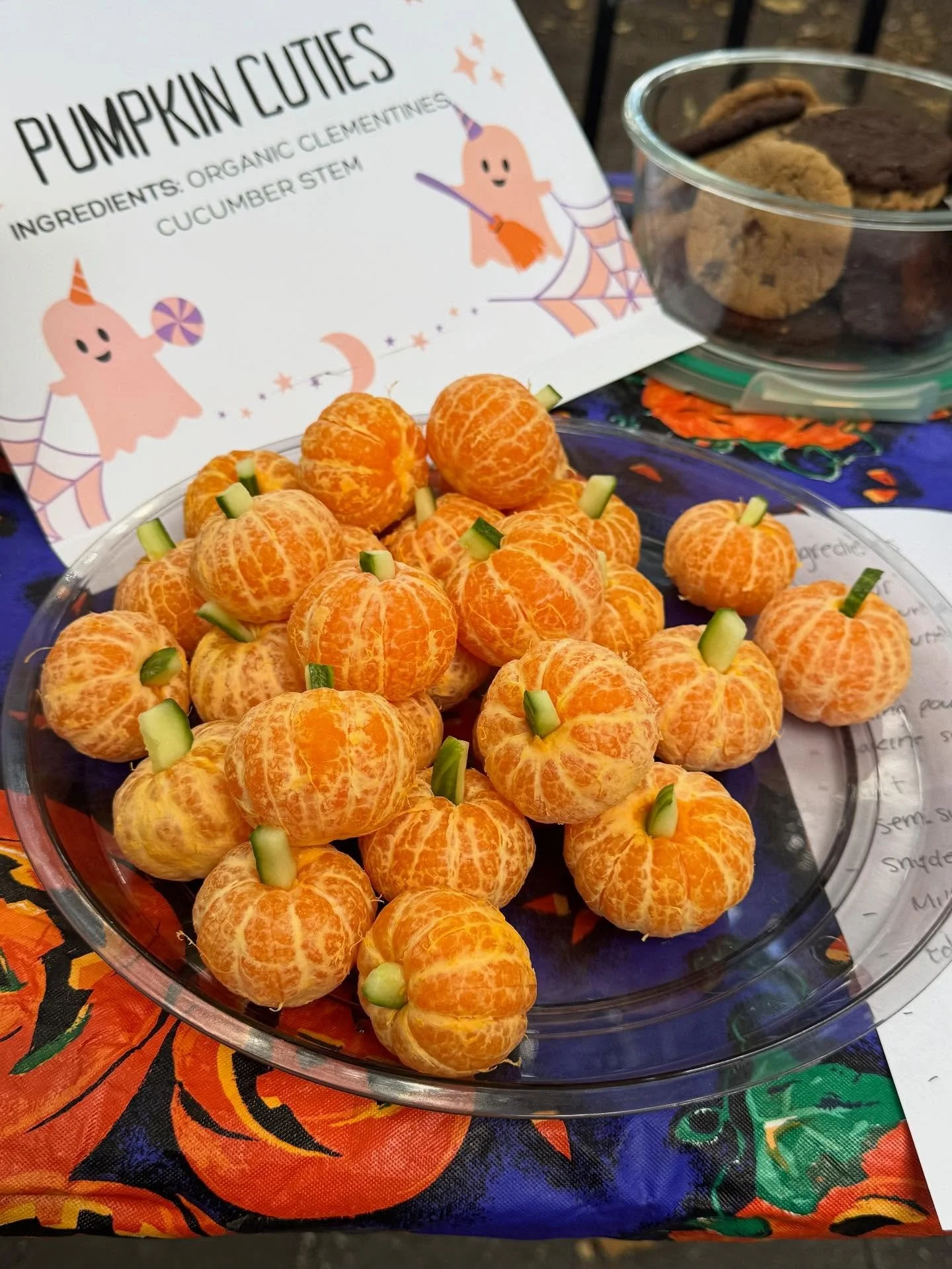 Halloween celebration from an area nursery school- spooky and festive fun filled the West park on Friday afternoon!
Getting ready for Halloween 🎃😊