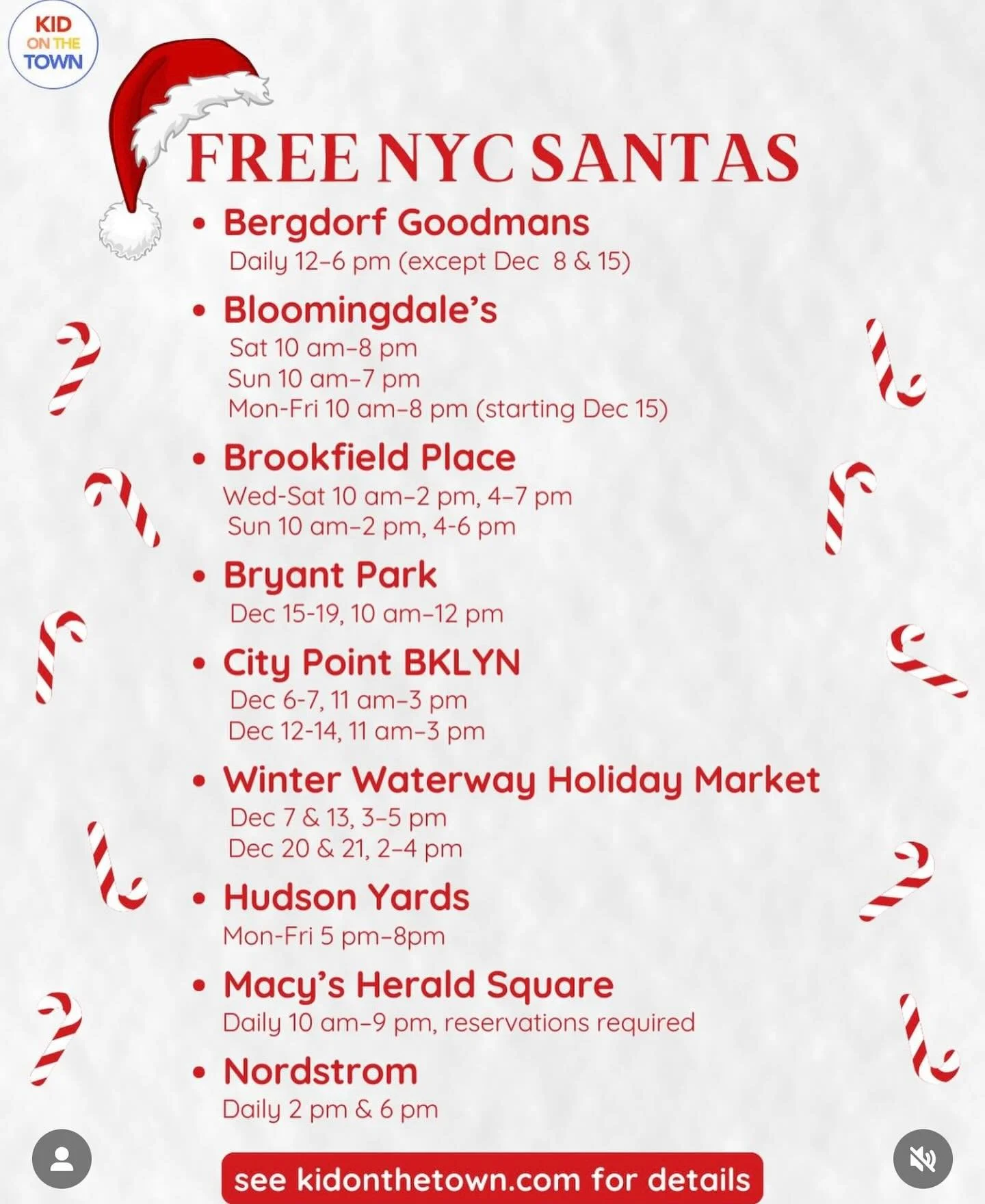 Santa&rsquo;s on the town- repost from @kidonthetown