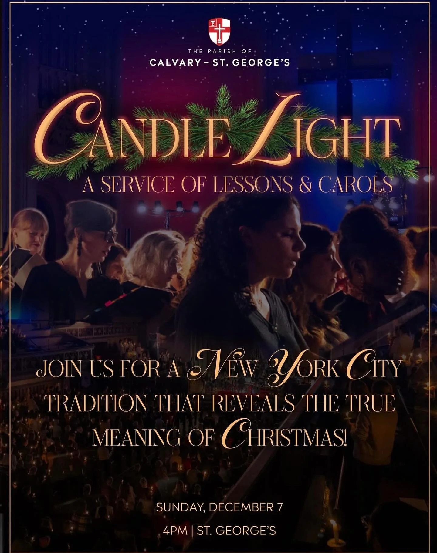 A magical afternoon at St George&rsquo;s with Candlelight Sunday Dec 7th at 4pm