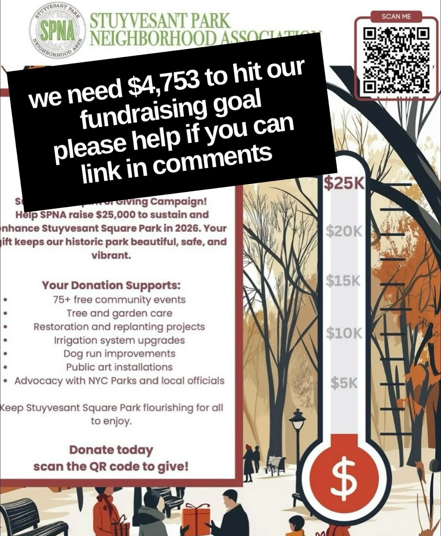 We&rsquo;re almost there!
Please donate today - link in comments ☀️