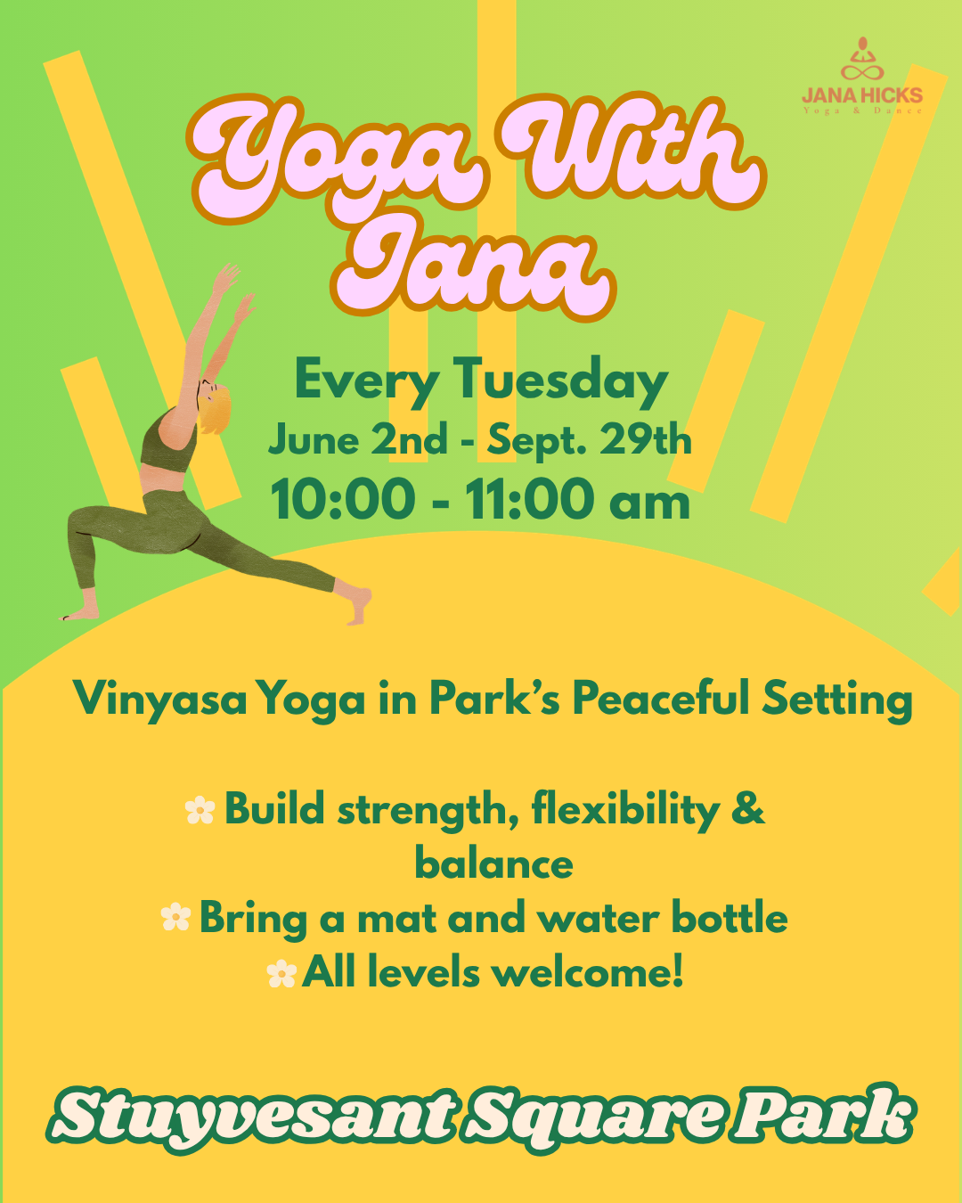 Tuesday Mornings: Yoga With Jana