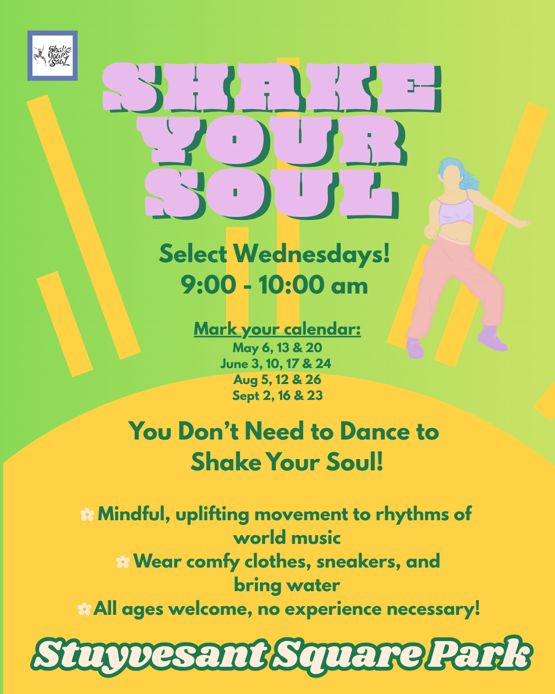 Select Wednesdays: Shake Your Soul with Ronni