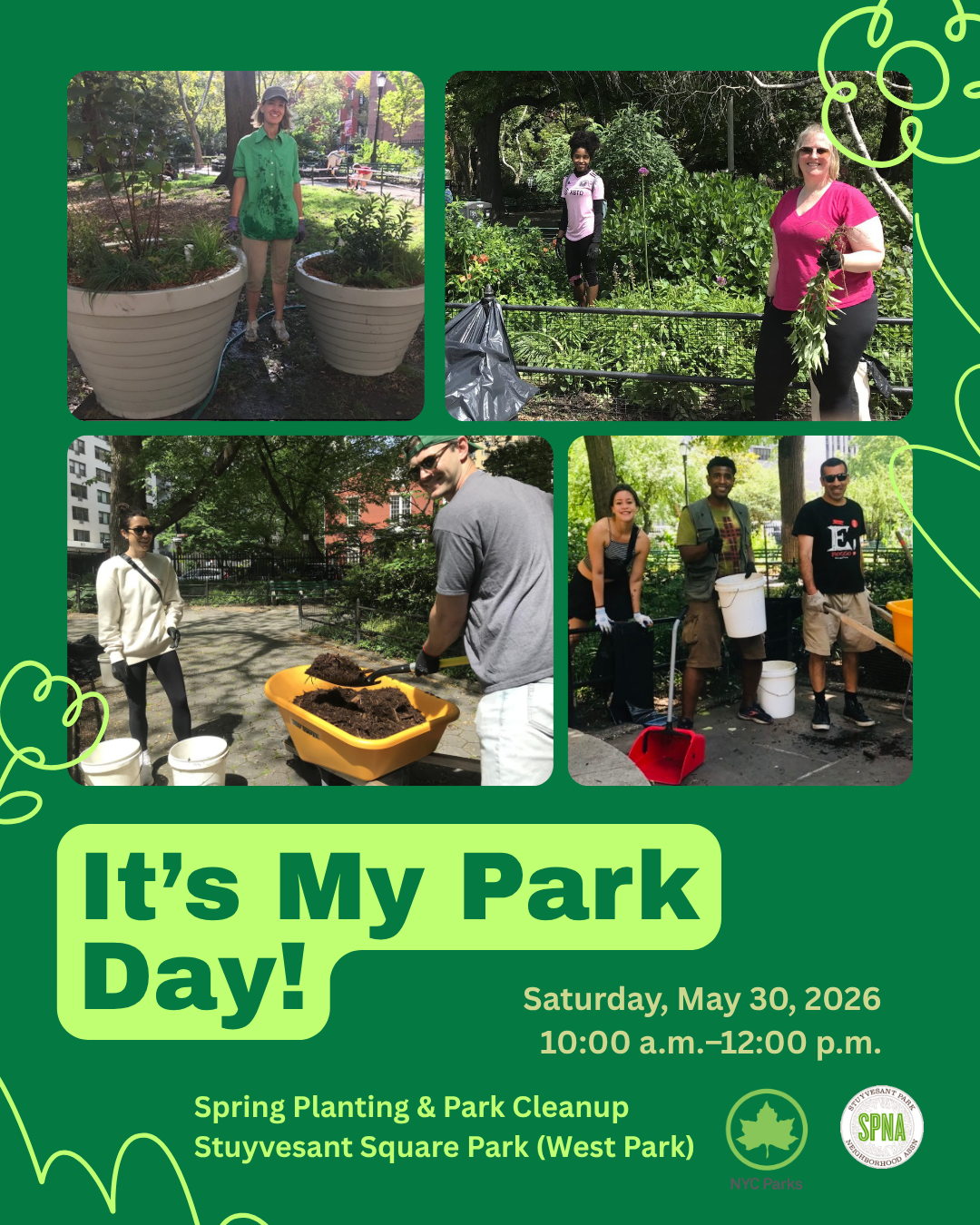 It’s My Park Day Volunteer Gardening