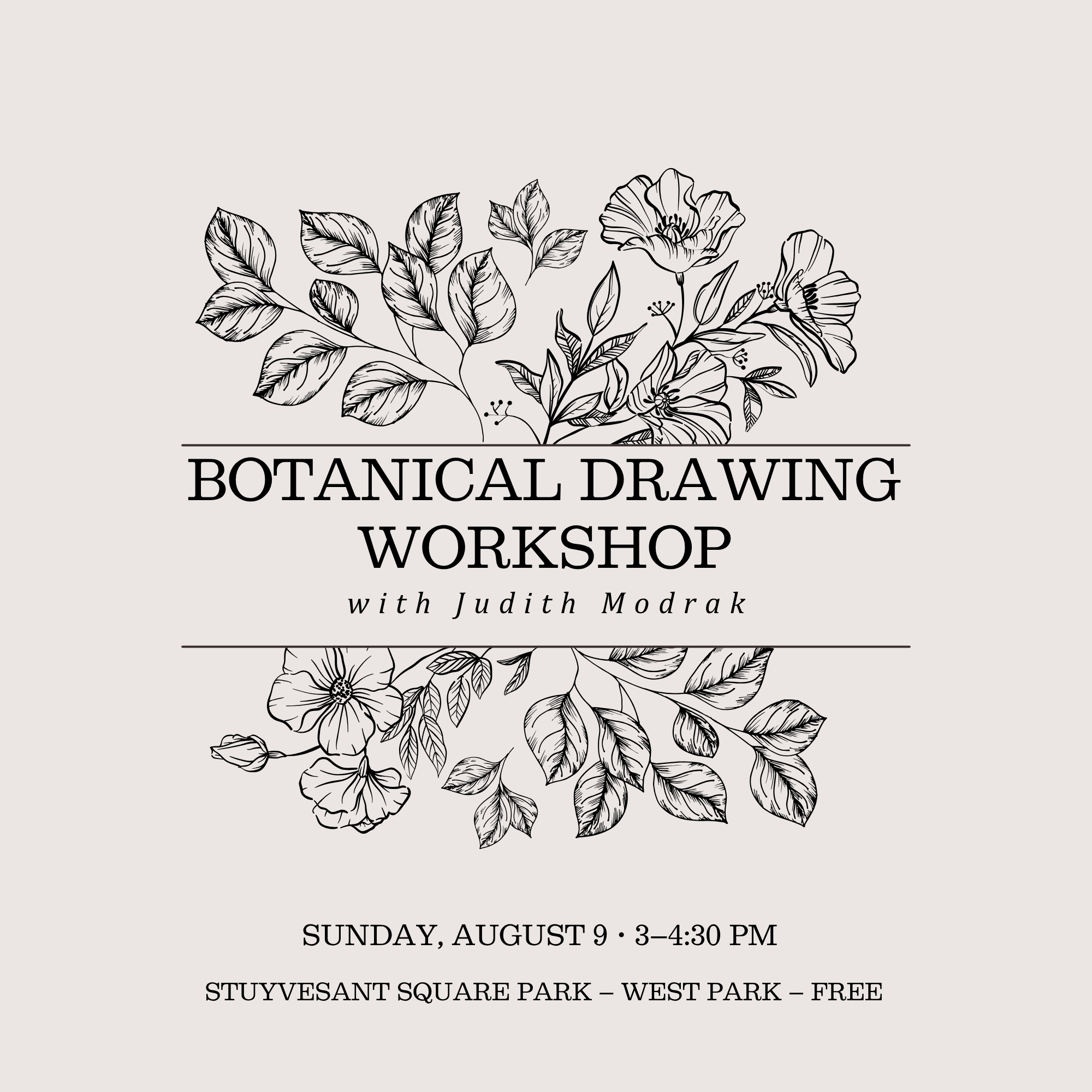 Botanical Drawing with Judith Modrak