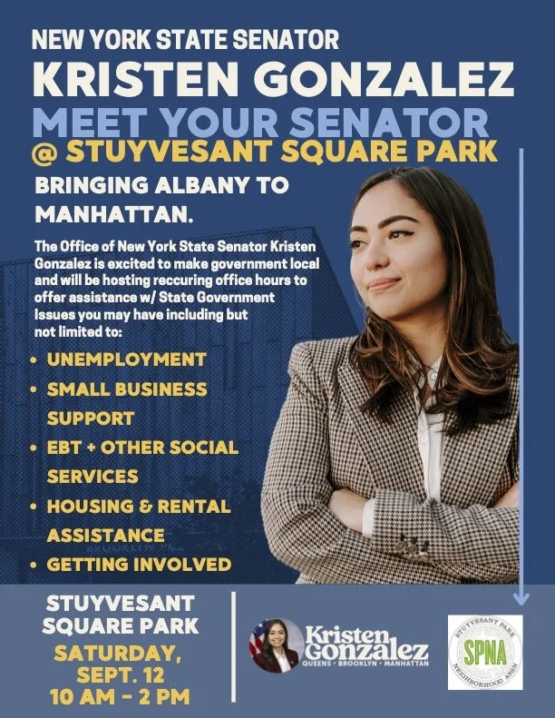 Meet Your Senator: Mobile Office Hours with State Senator Kristen Gonzalez