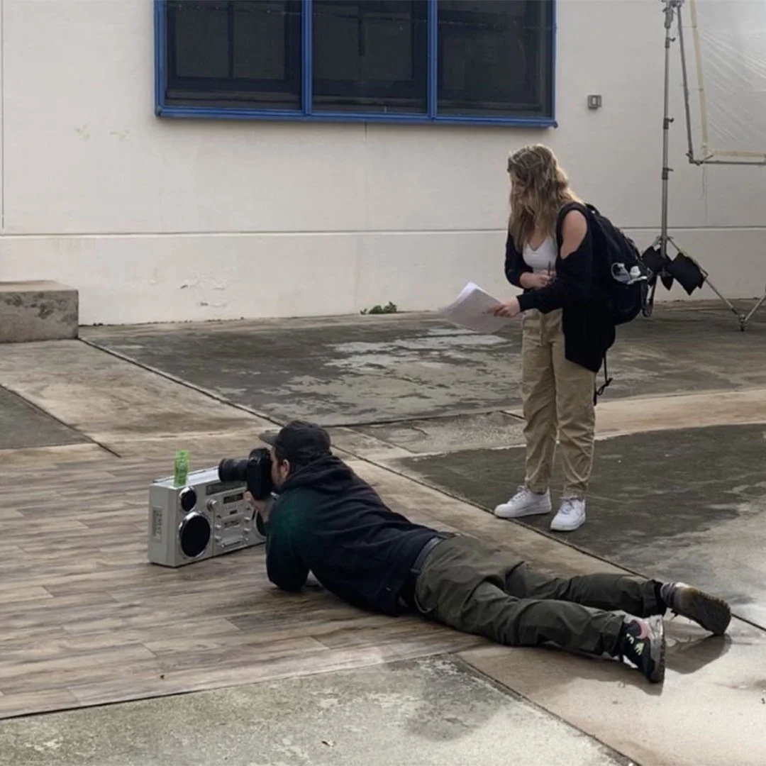 Working with the photographer