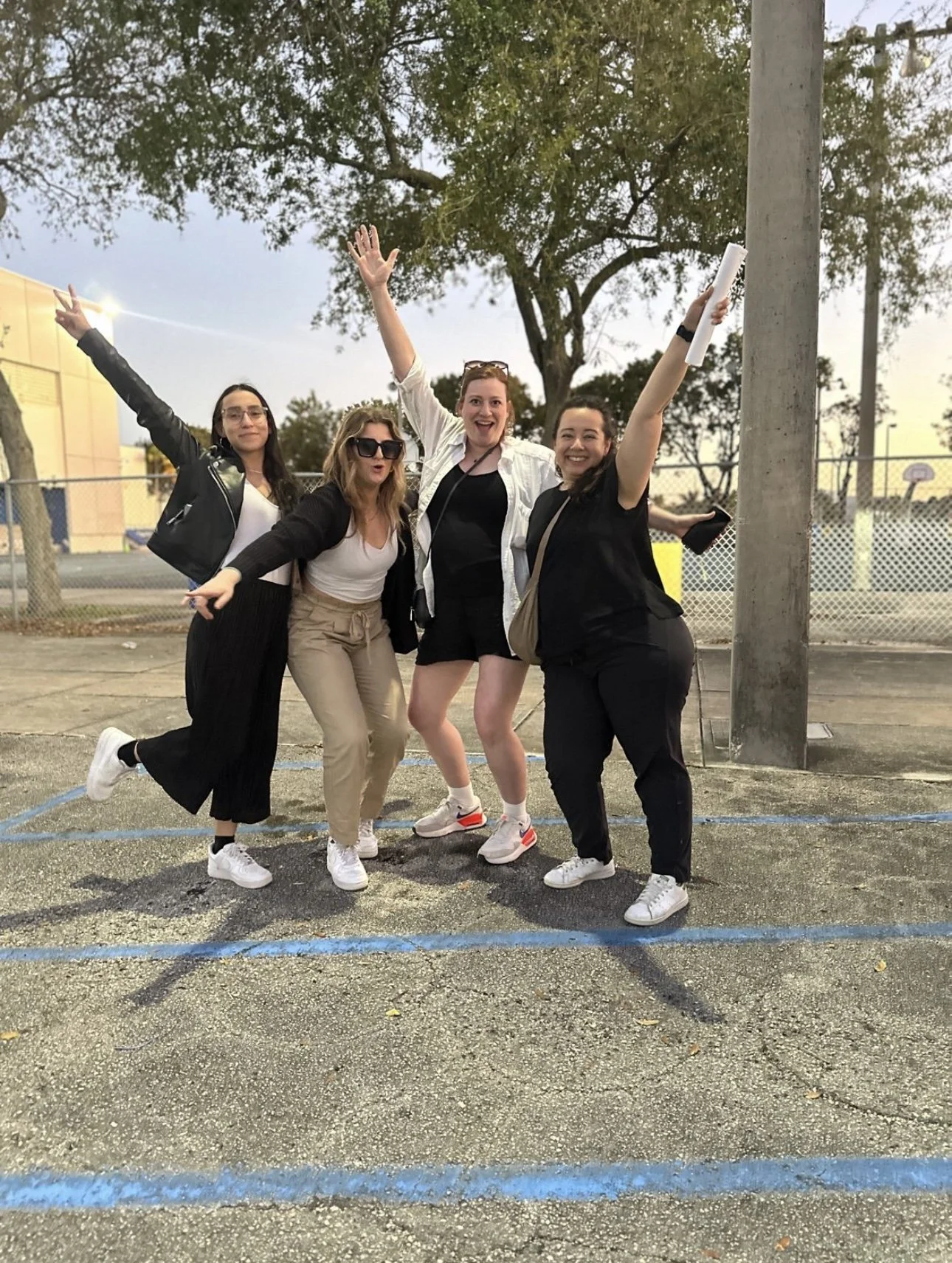 Working with an all female team. Awesome.