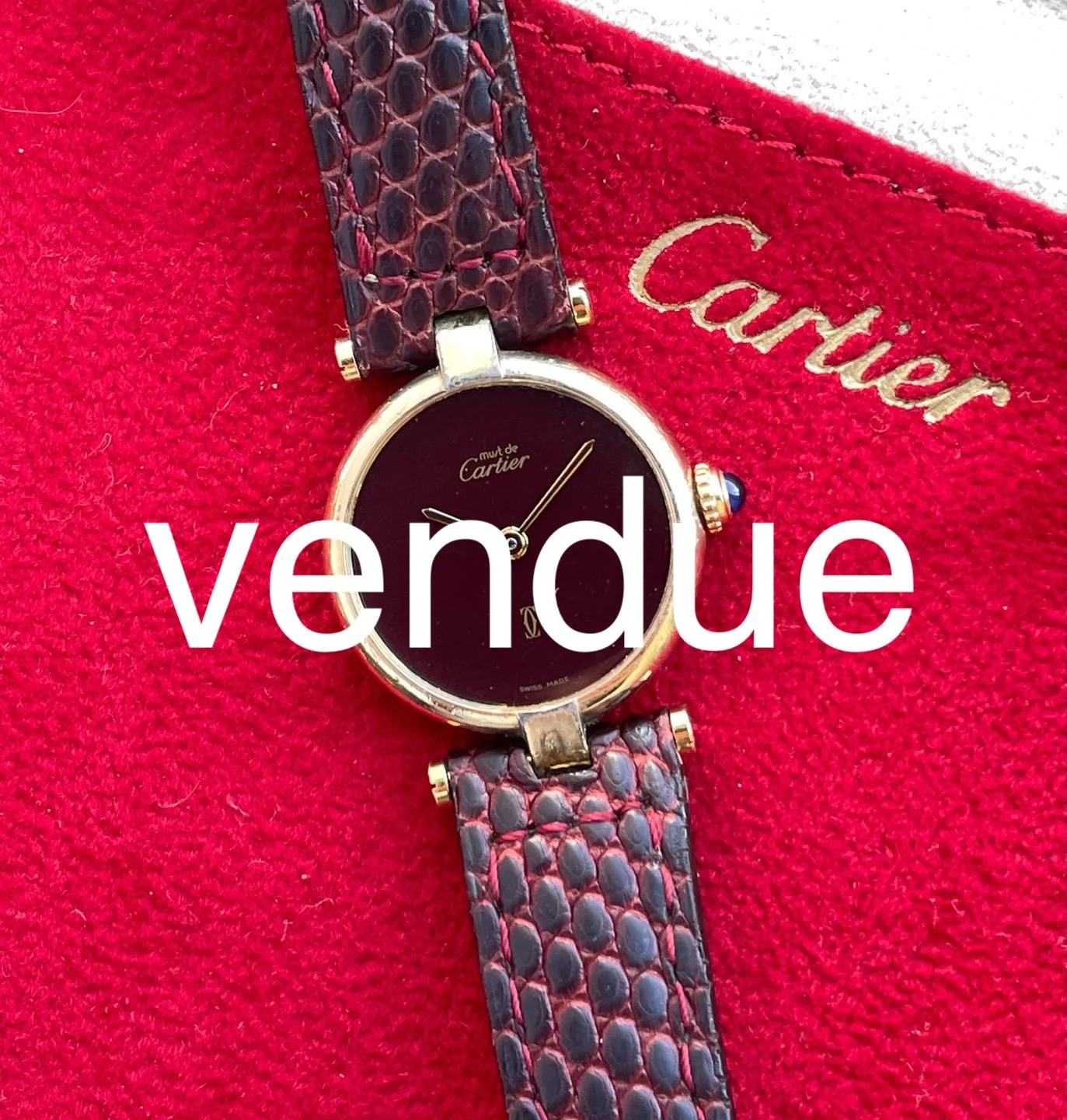 CARTIER Vermeil Must